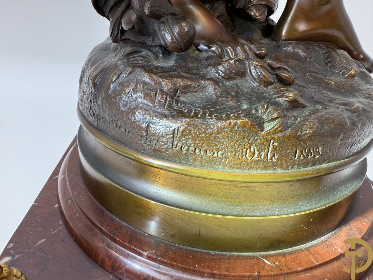 MOREAU Hte. getekend Exposition des Beaux-Arts 1883 