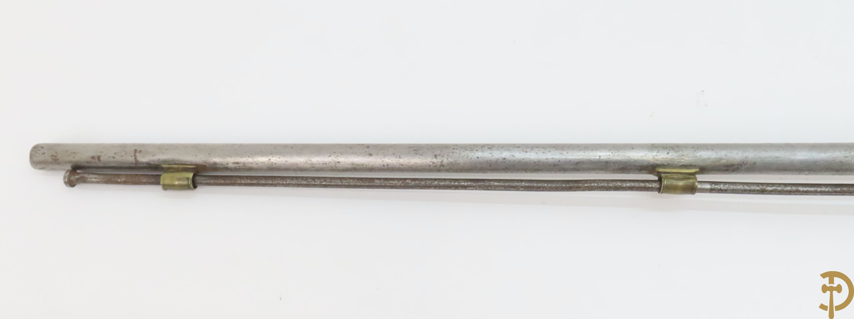 Antiek silex geweer met opstamper - (Antiek sierwapen daterend voor 1893 - kopers gebonden aan de Belgische wetgeving)