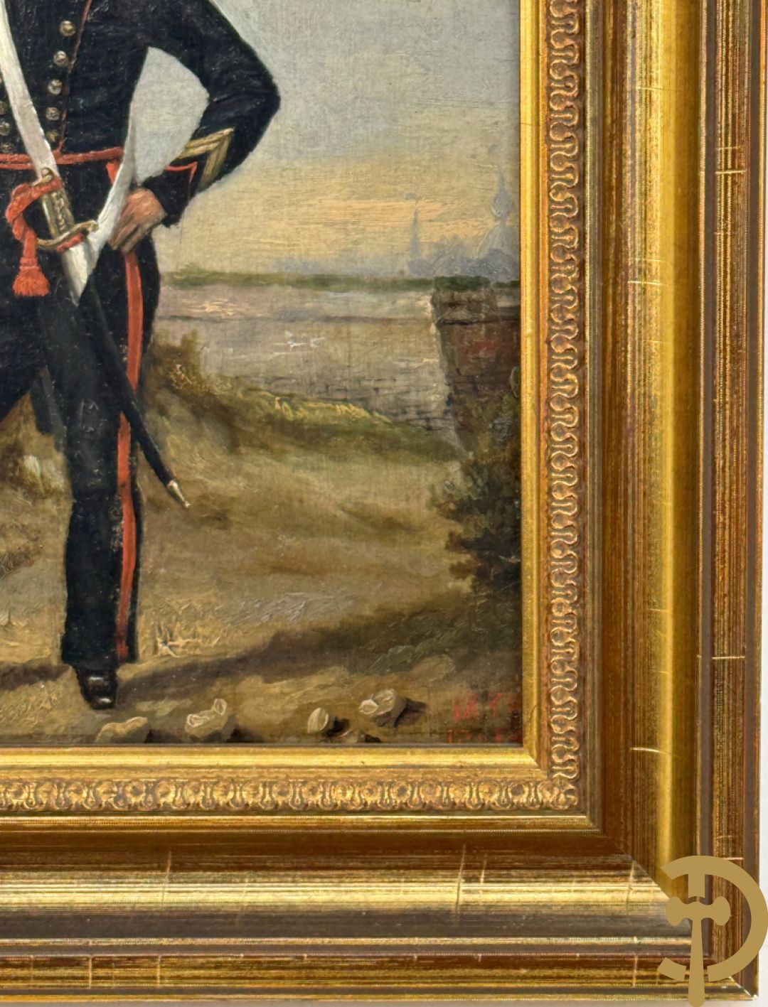 F.M. gemonogrammeerd 1832 