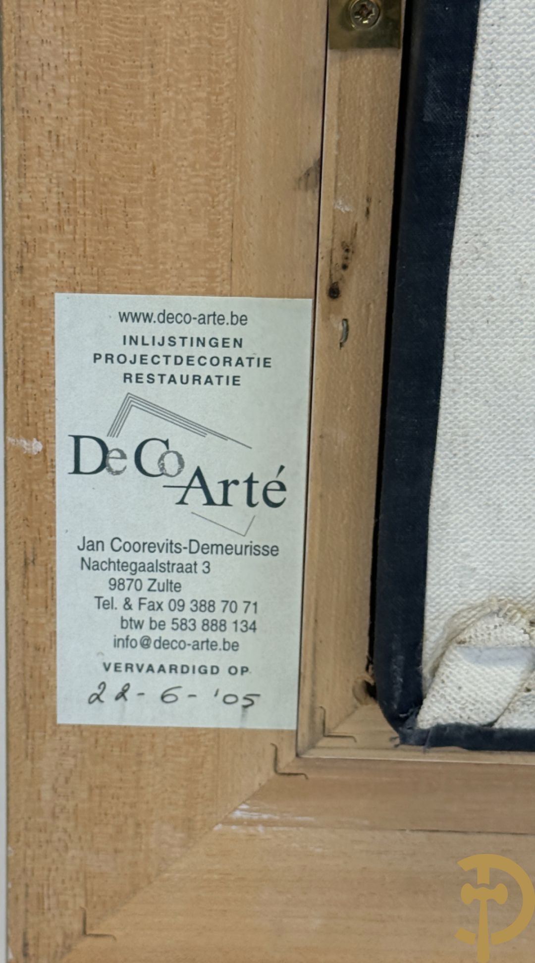 MORIN P.H. getekend (Philippe) december 1997 verso 