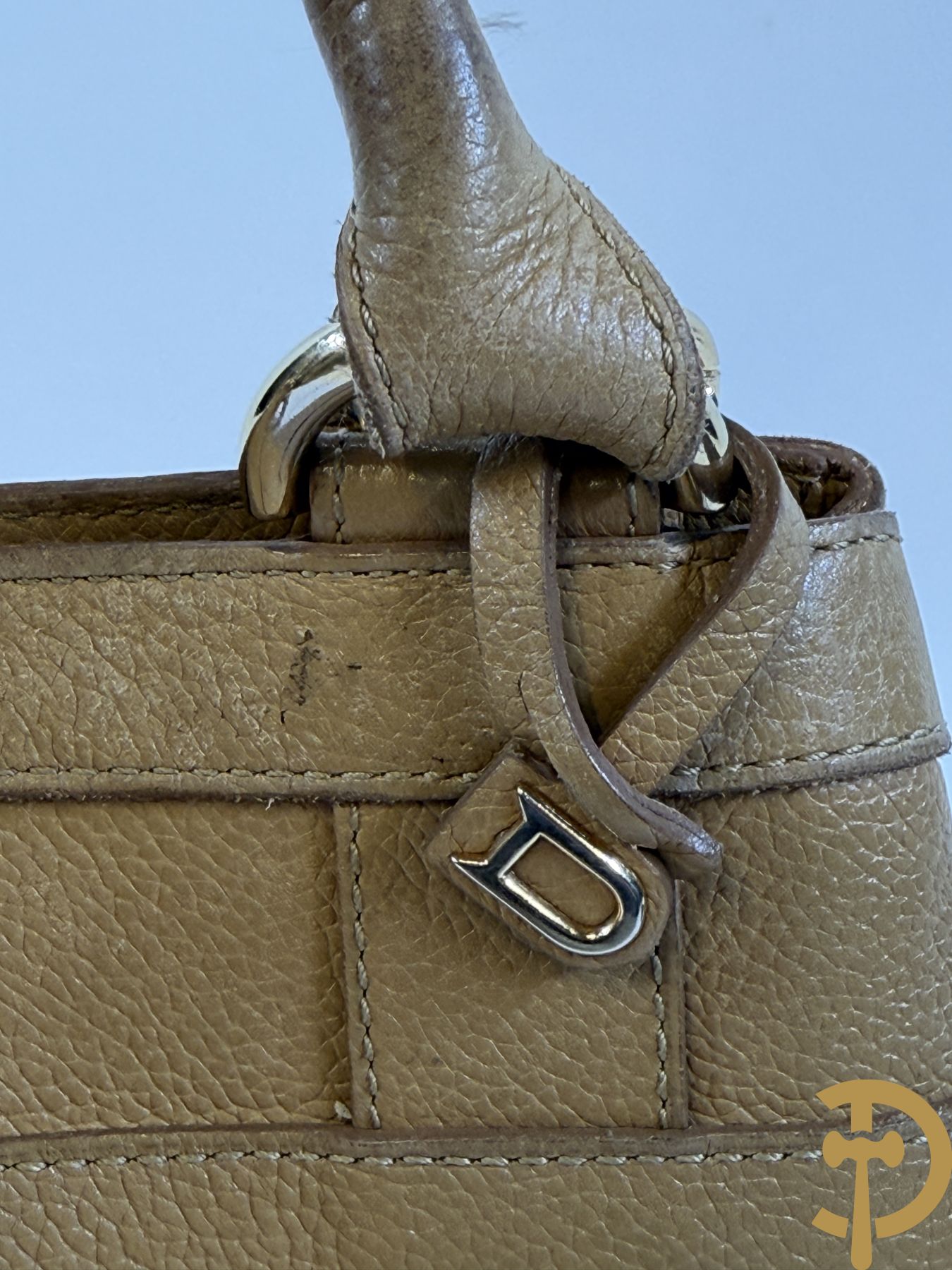 Lederen handtas Delvaux