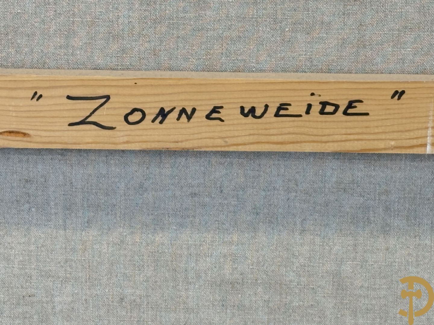 MESSELY P. getekend en verso gedateerd 