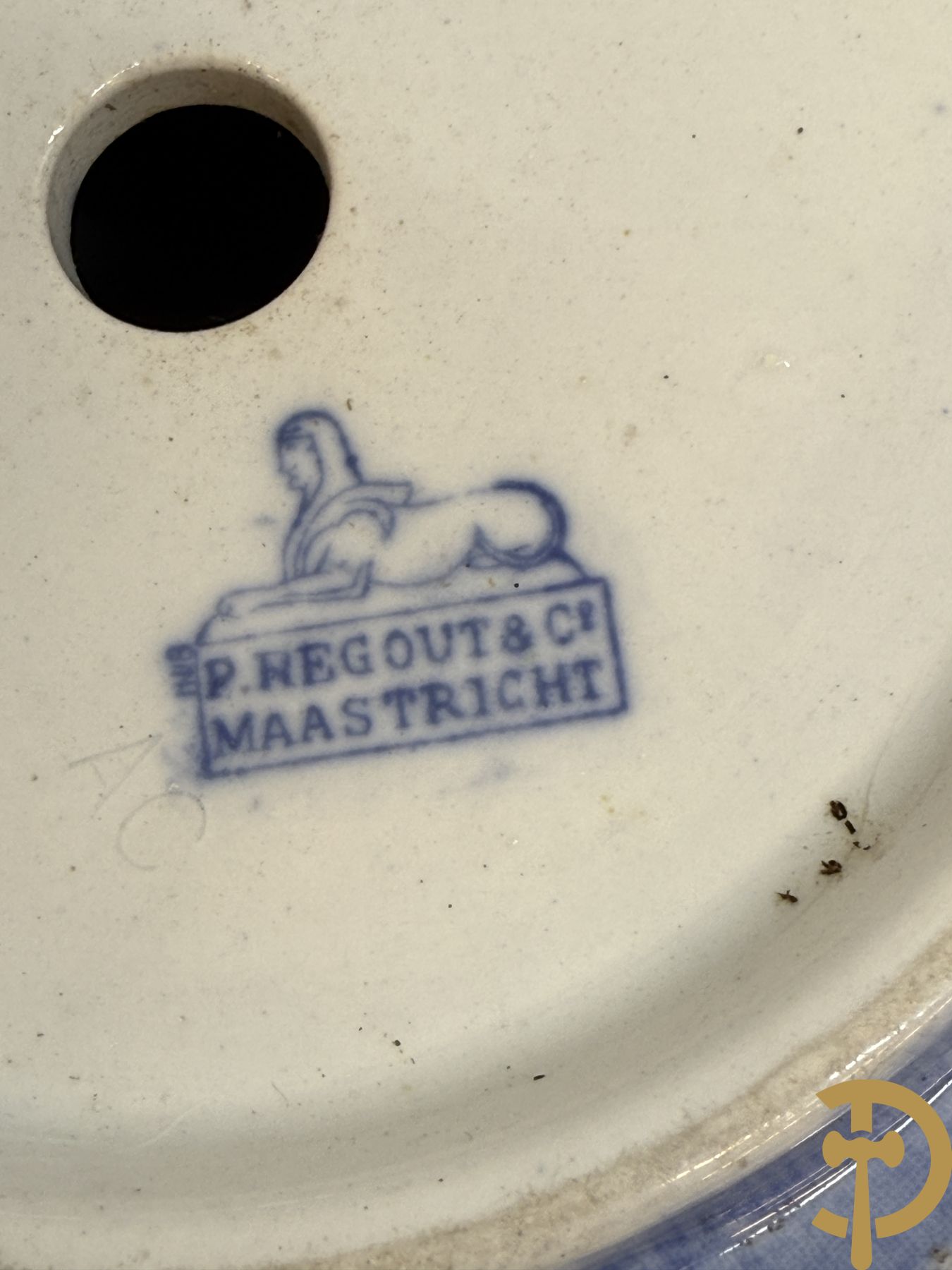 Verzameling cachepots en vazen P. Regout & Cie Maastricht