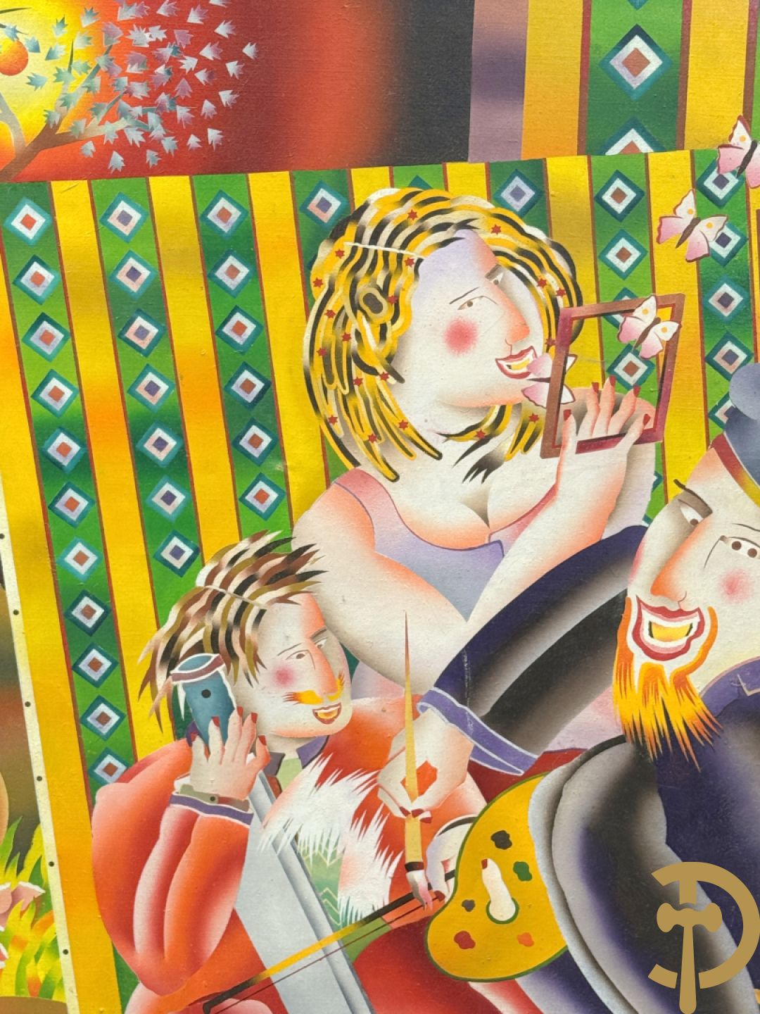 VAN DAELE Nico getekend verso 1983 