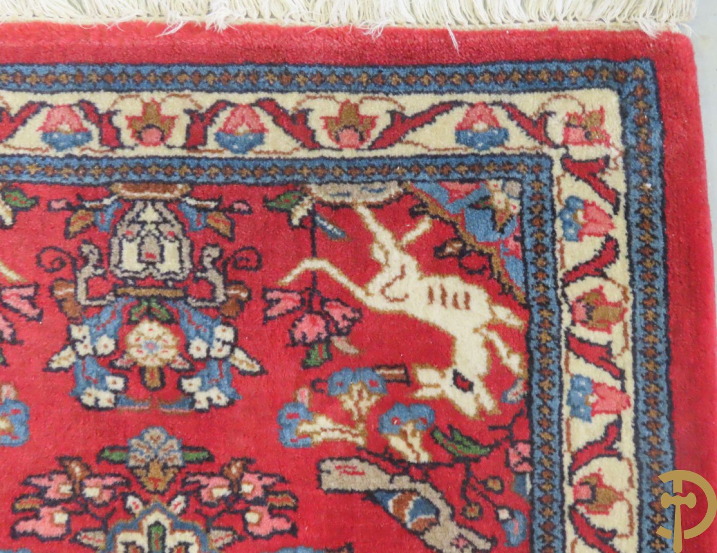 Vijf oosterse handgeknoopte tapijten