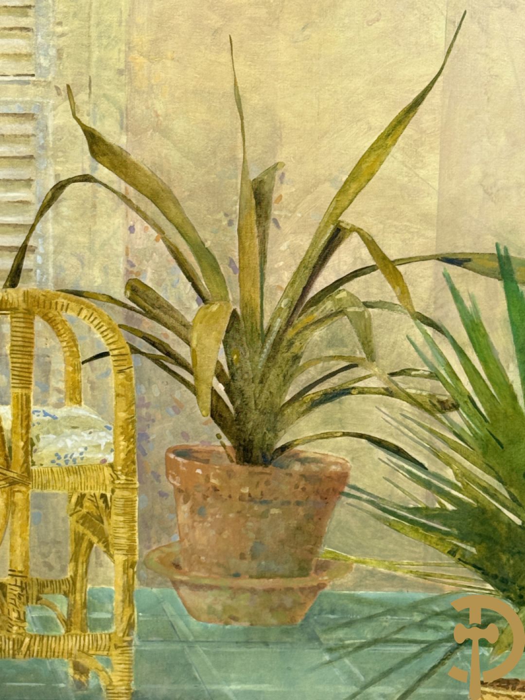 SCHLEE J. (Jaap) getekend Patio 1980-1981, 