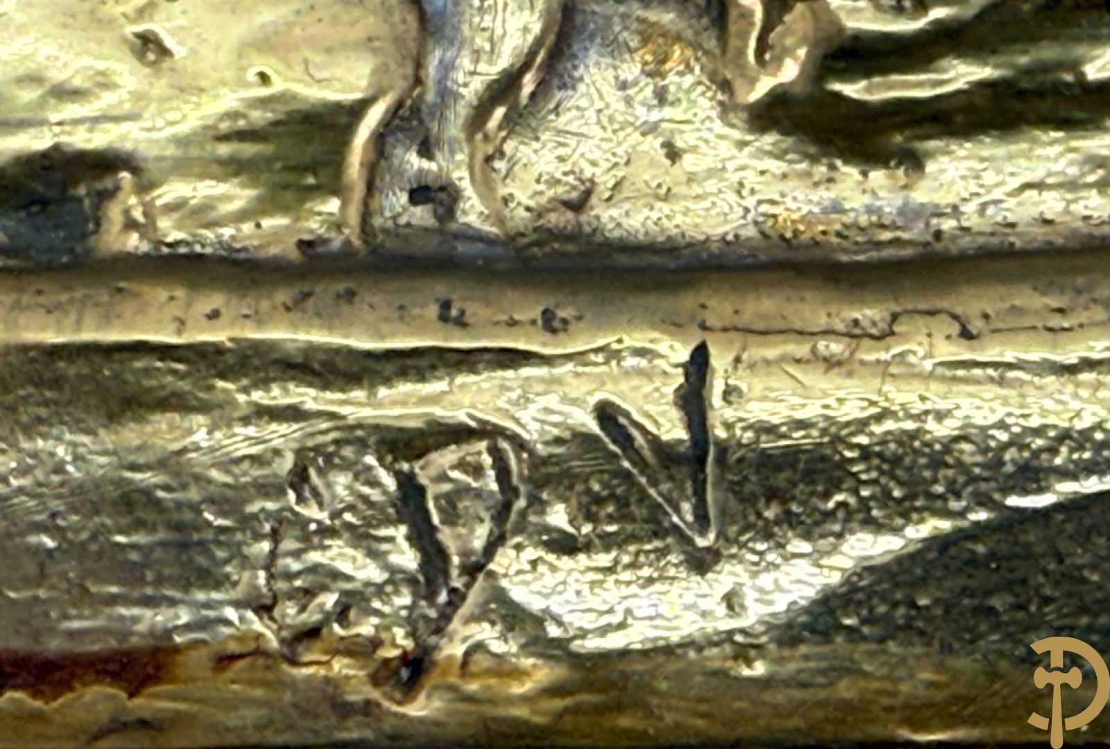 CHANTIGAY ? getekend rechts onder 