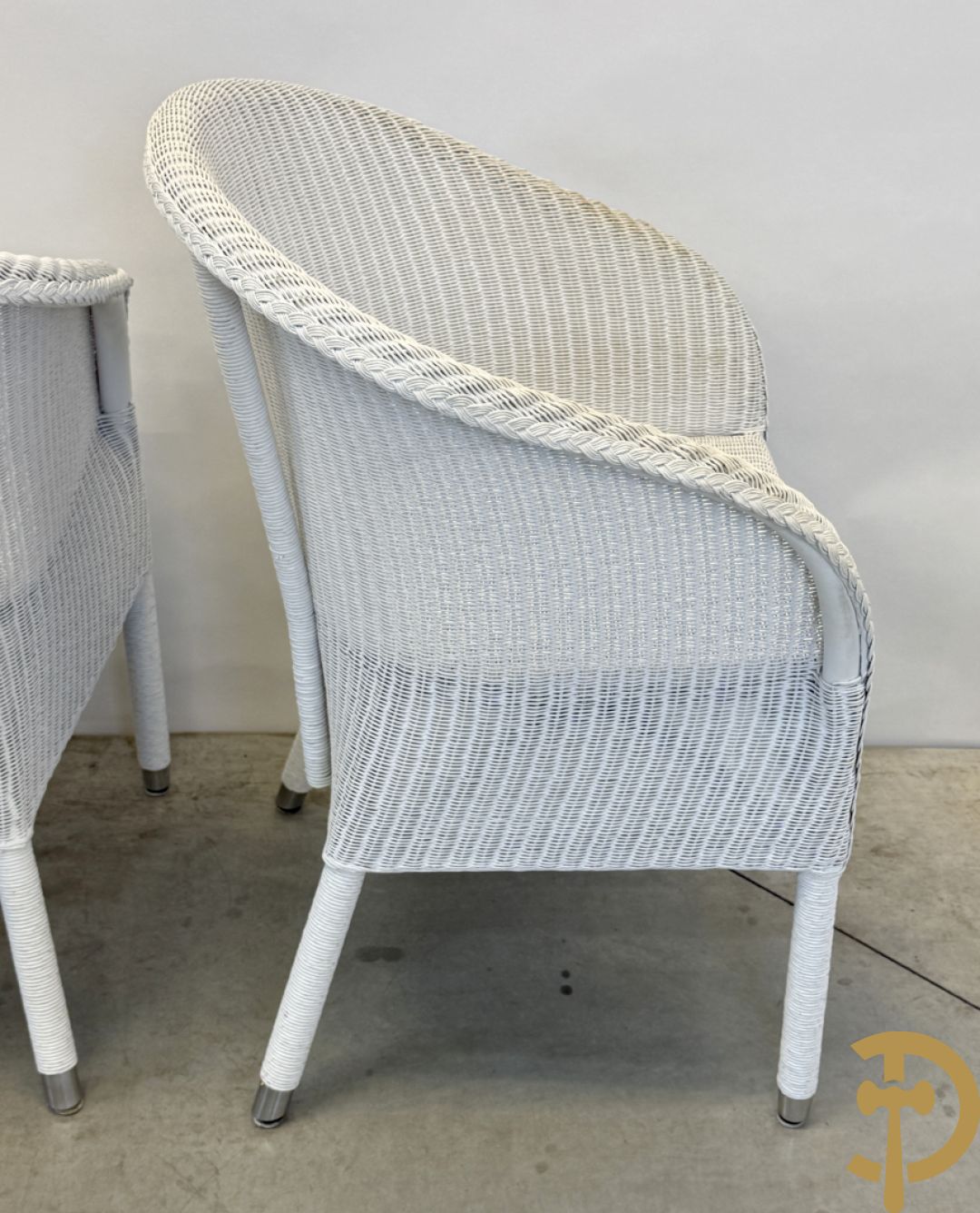 Vier gevlochten Lloyd Loom armzetels van Vincent Sheppard