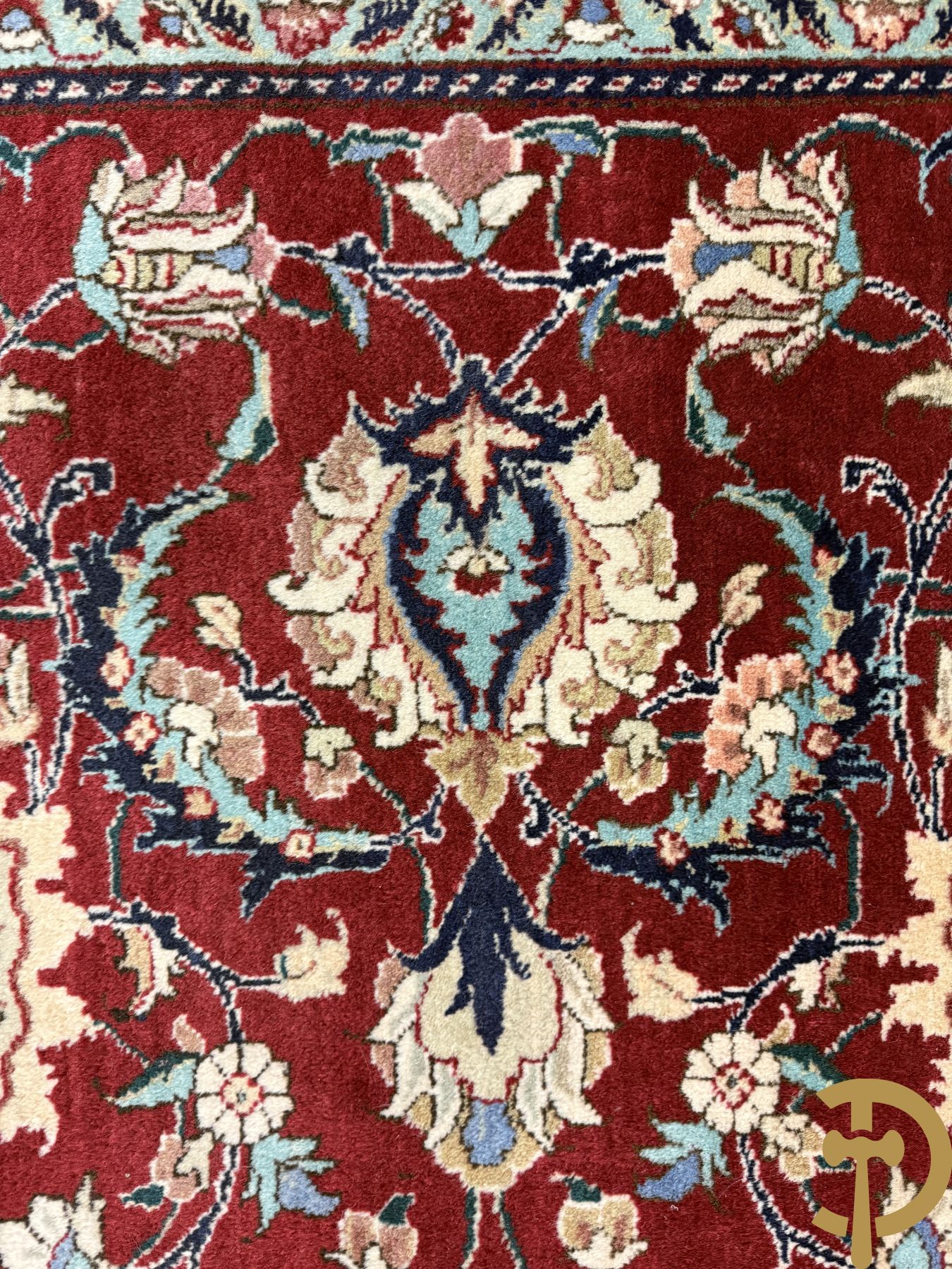 Oosters handgeknoopt tapijt Tabriz