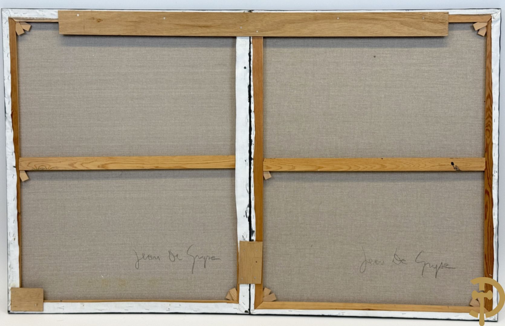 DEGRYSE Jean getekend verso 