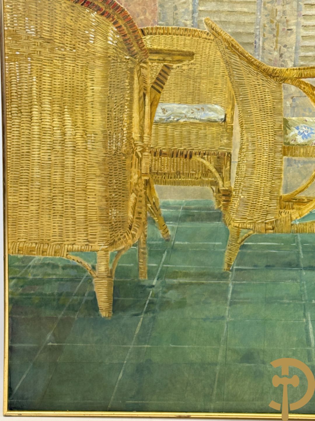 SCHLEE J. (Jaap) getekend Patio 1980-1981, 