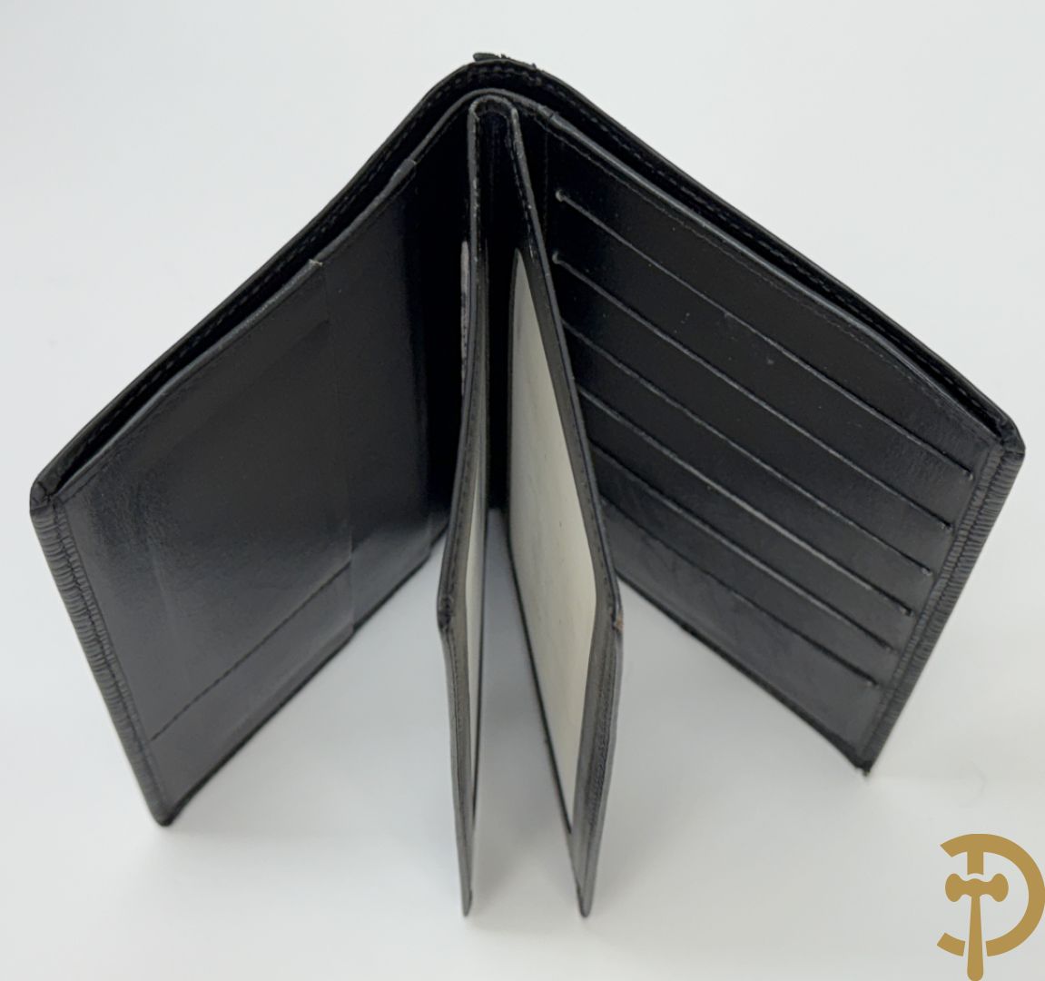 Lederen Louis Vuitton clutch + zwart lederen portefeuille Louis Vuitton