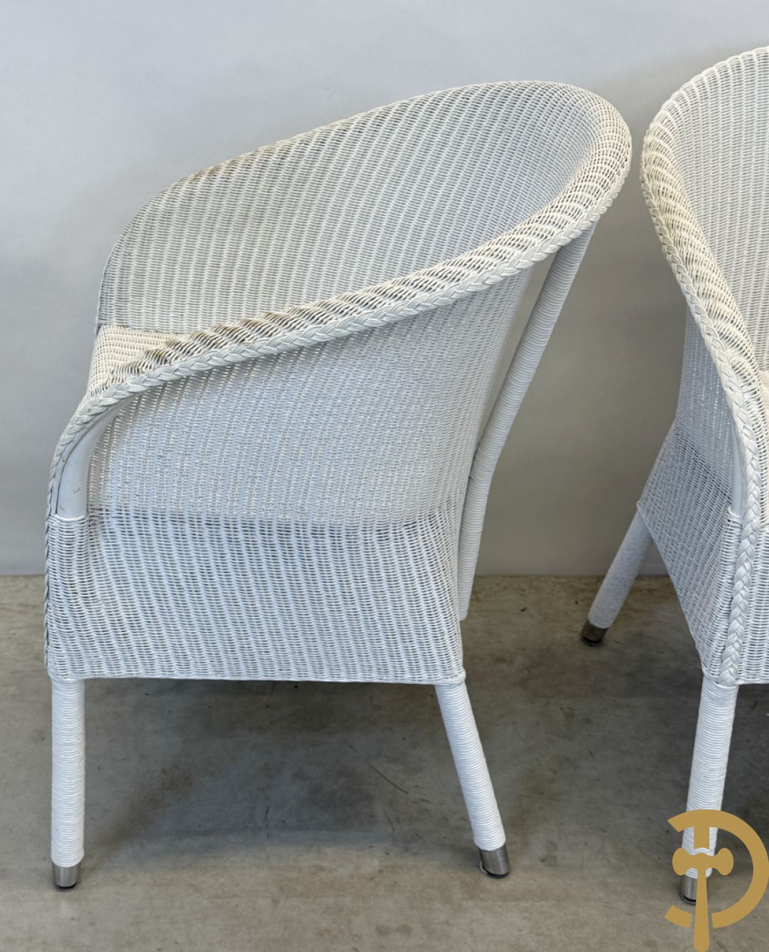 Vier gevlochten Lloyd Loom armzetels van Vincent Sheppard