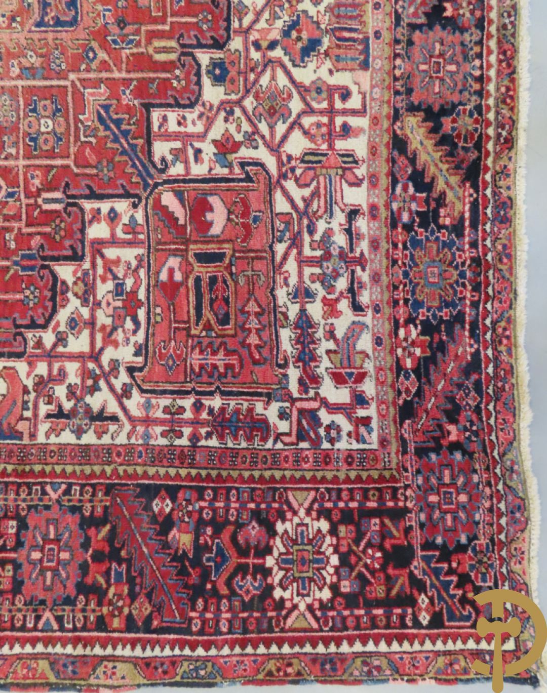 Oosters handgeknoopt tapijt Heriz