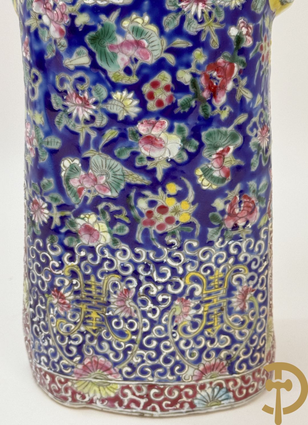 Chinese porseleinen handgekleurde wijsgeer