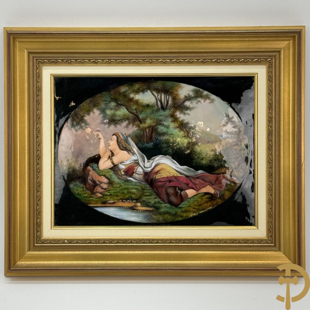 GRAFEUIL A. getekend Emaux de Limoges 