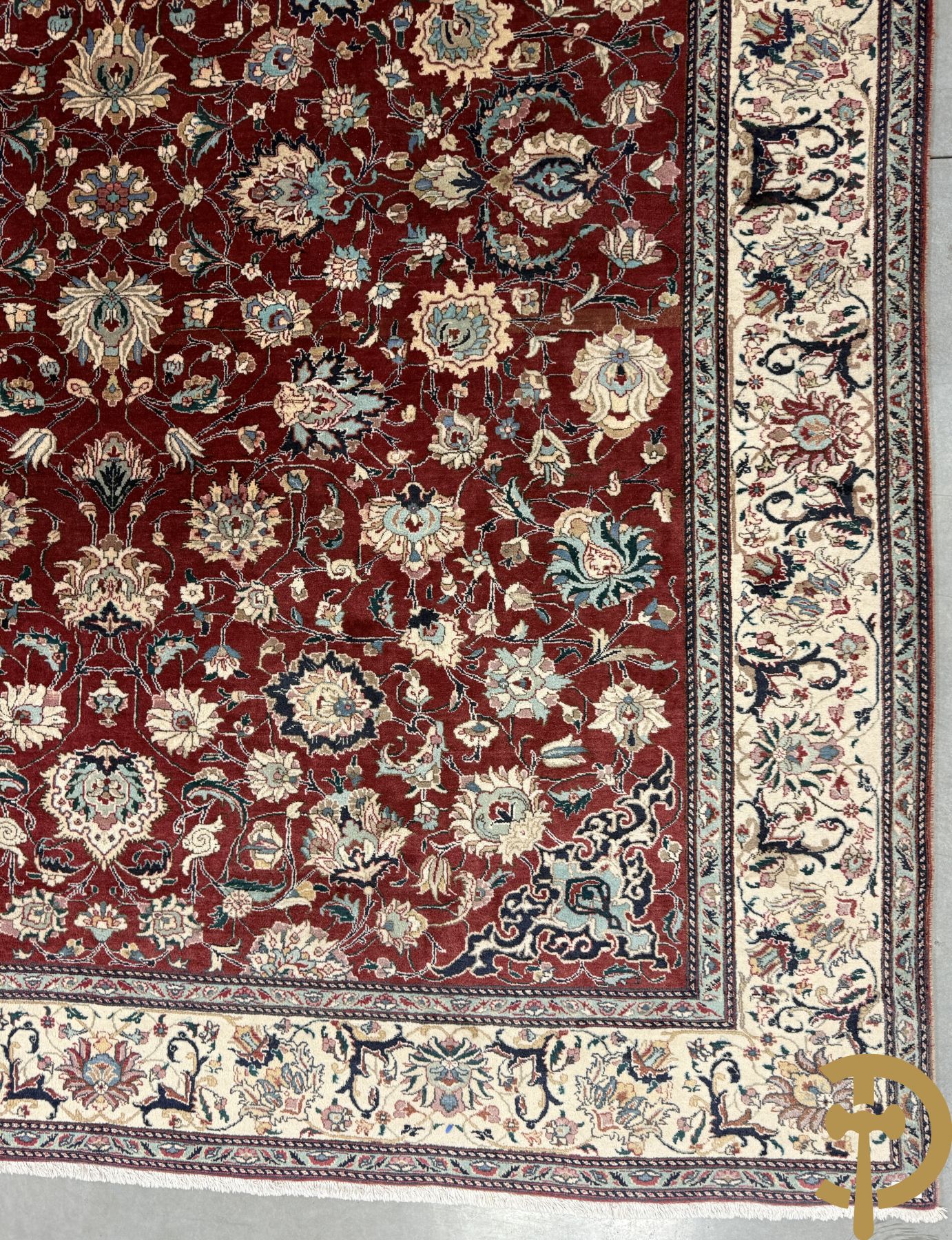 Oosters handgeknoopt tapijt Tabriz