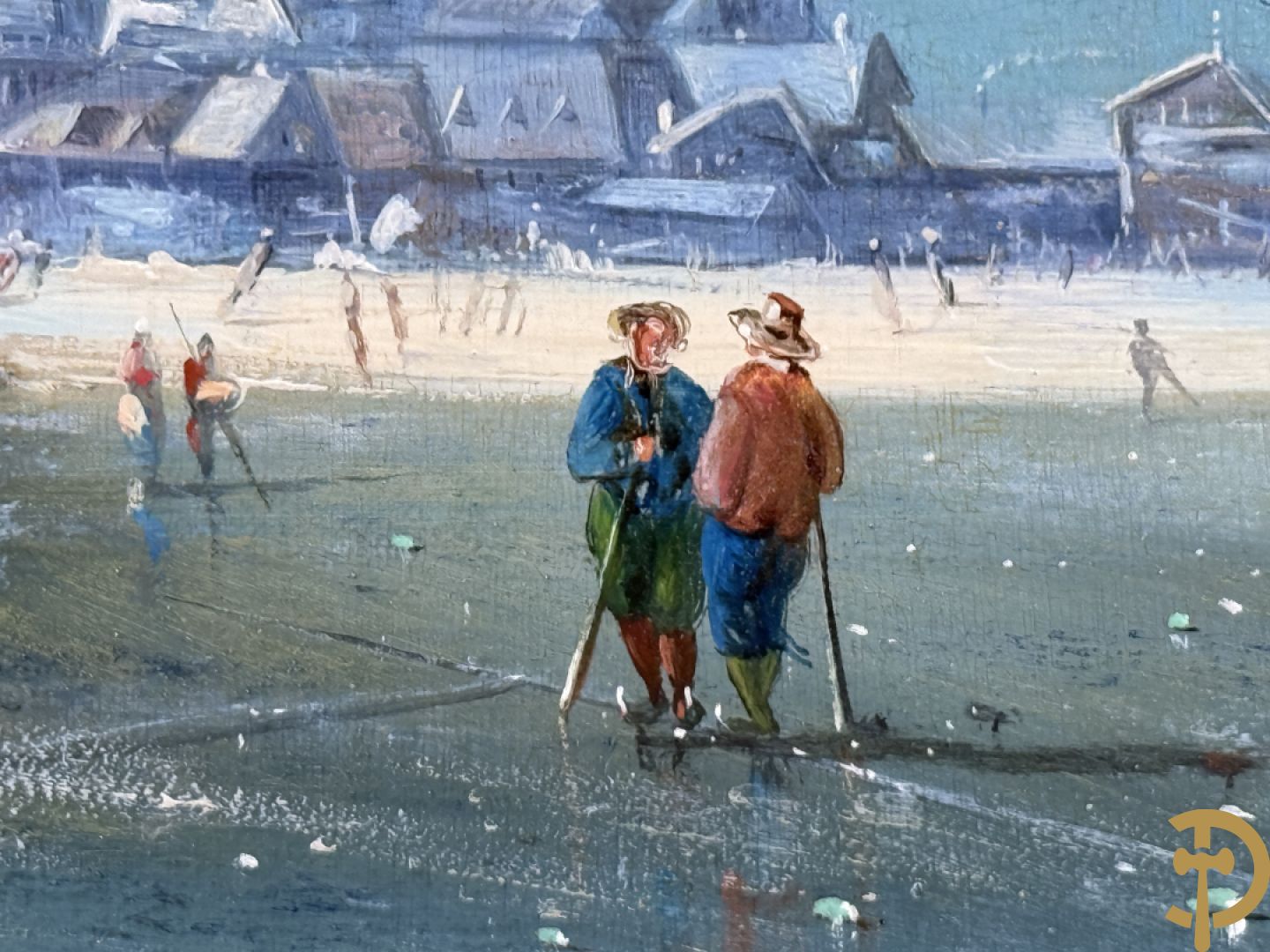 Onleesbaar getekend links onder (Ron...) 