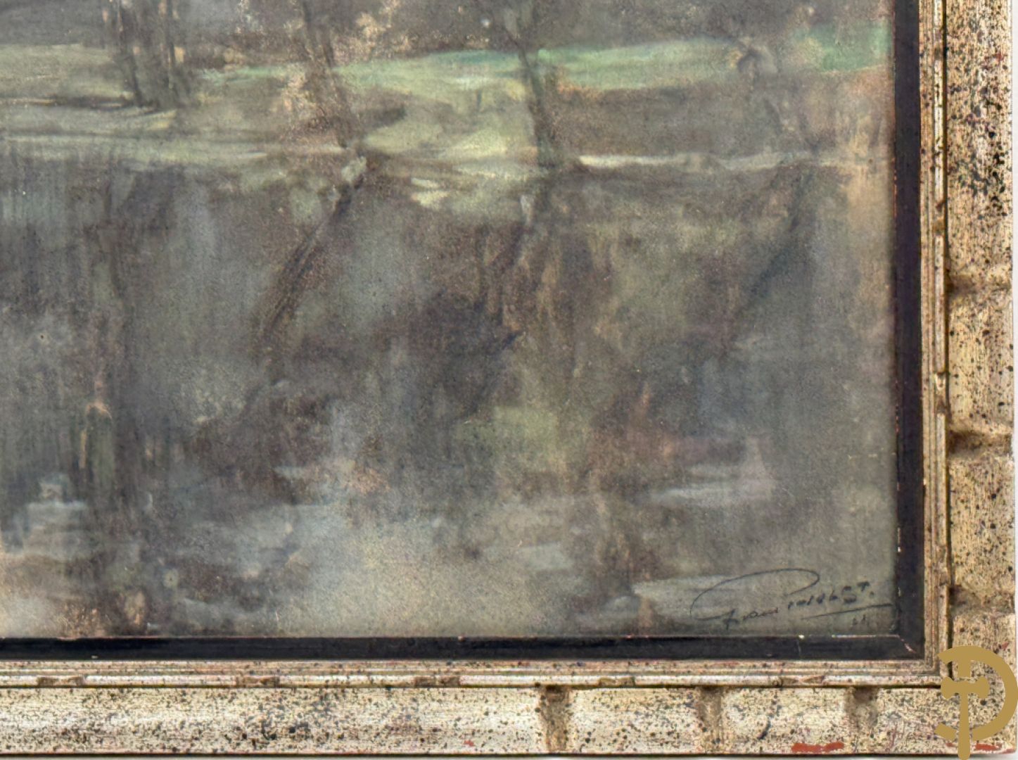 VAN HOLST G. getekend 