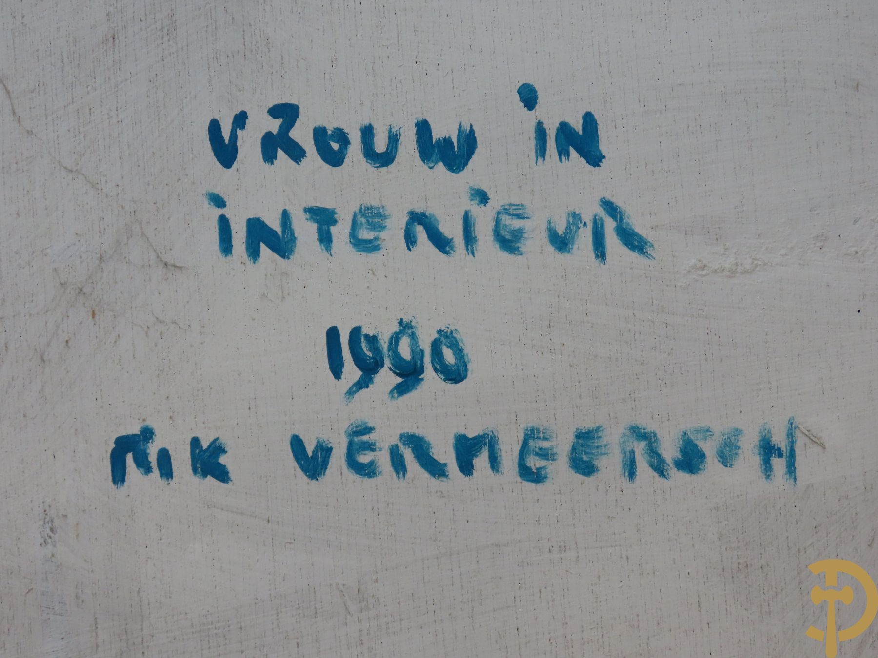 RV gemonogrammeerd 1990 (Rik Vermeersch verso) 