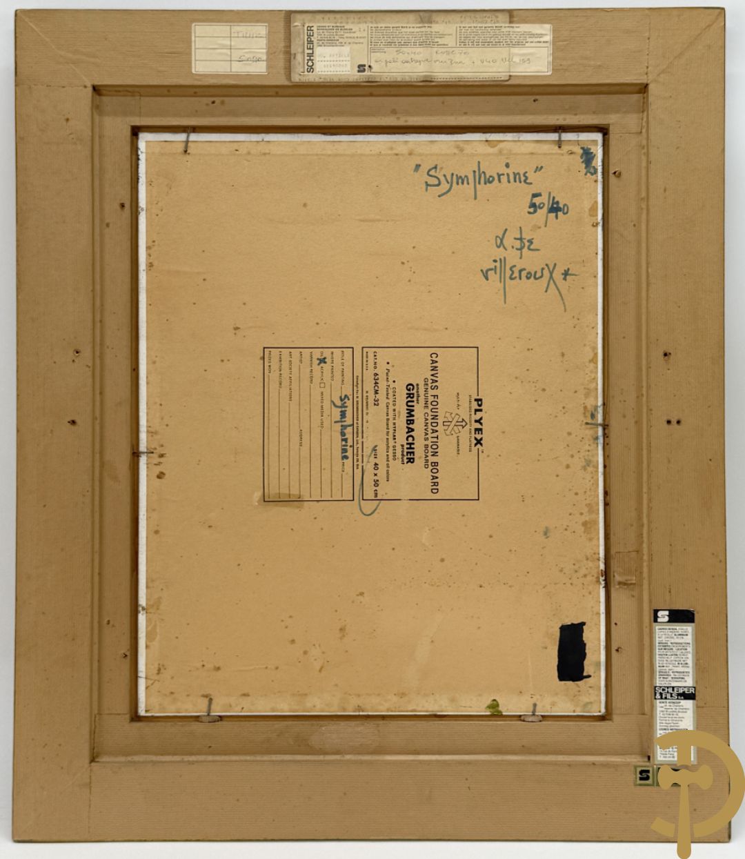DE VILLEROUX A. getekend 