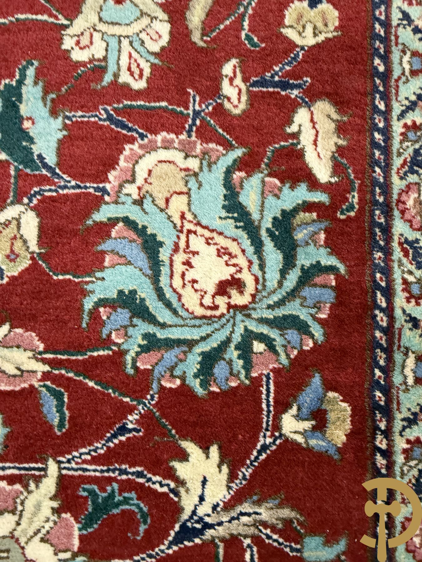 Oosters handgeknoopt tapijt Tabriz