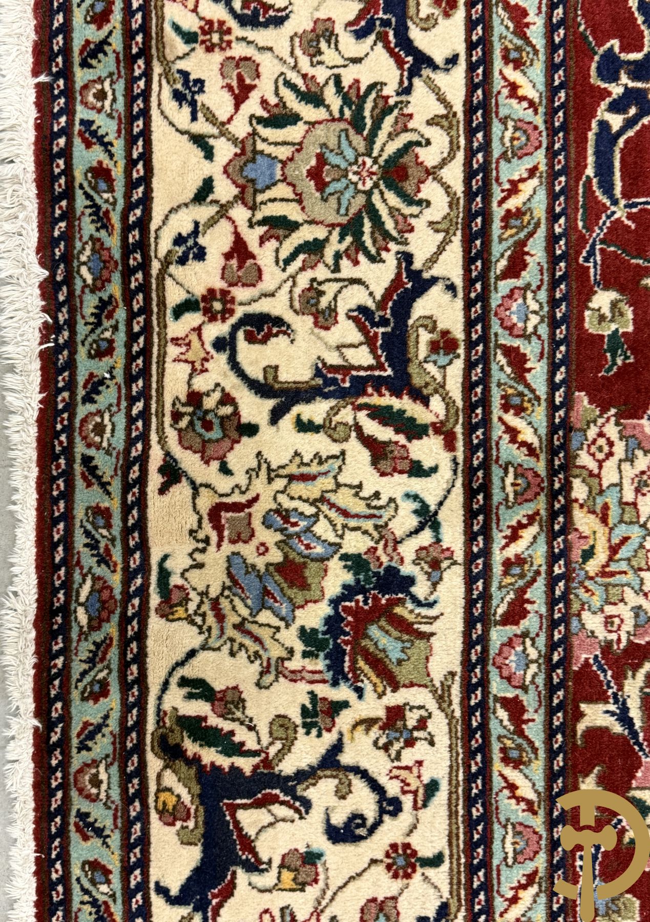 Oosters handgeknoopt tapijt Tabriz