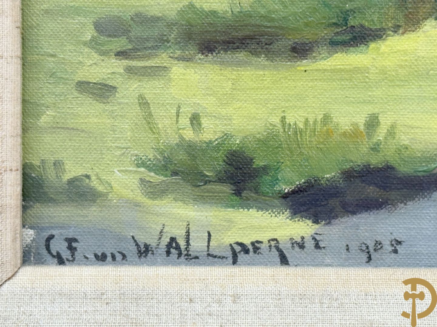 VAN DE WALL PERNE G. getekend(Gustaaf) 