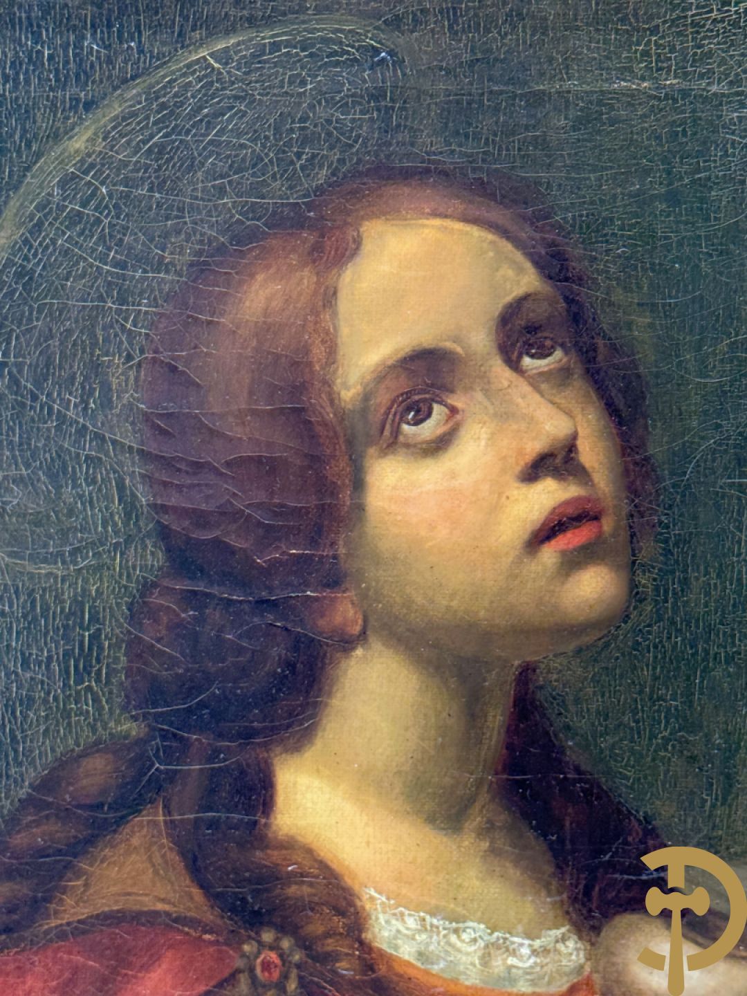 Ongetekend achteraan gerefereerd Carlo Dolci 