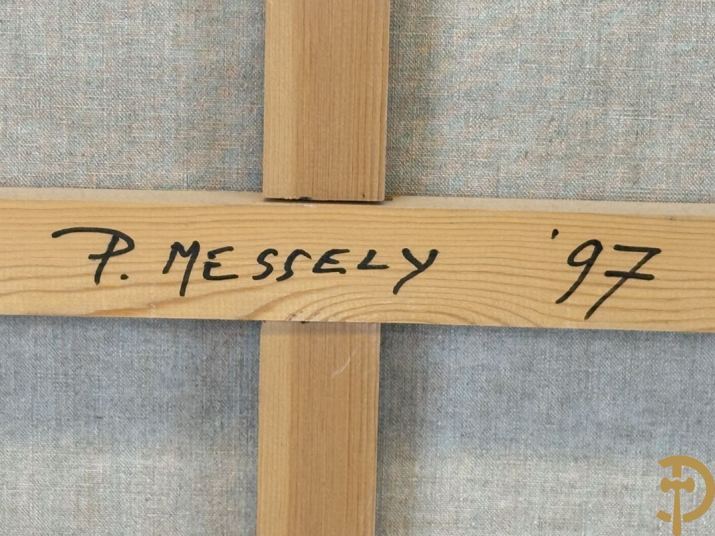 MESSELY P. getekend en verso gedateerd 