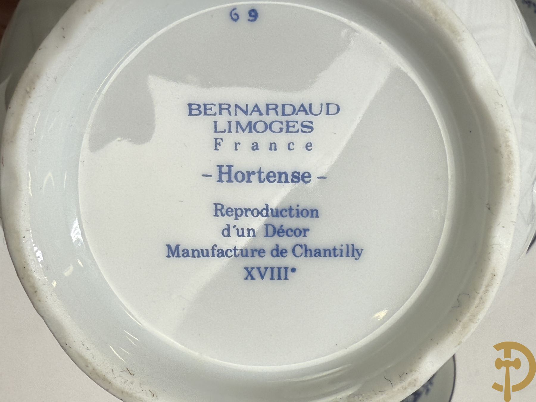 Uitgebreid porseleinen eet- en koffieservies Limoges, Bernardaud, type Hortence