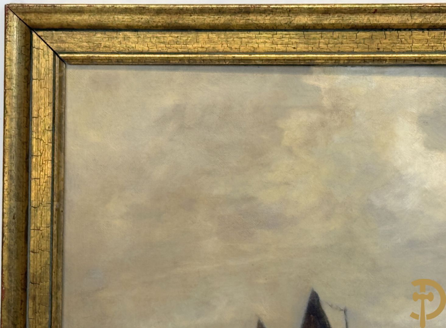 Onleesbaar getekend rechts onder 