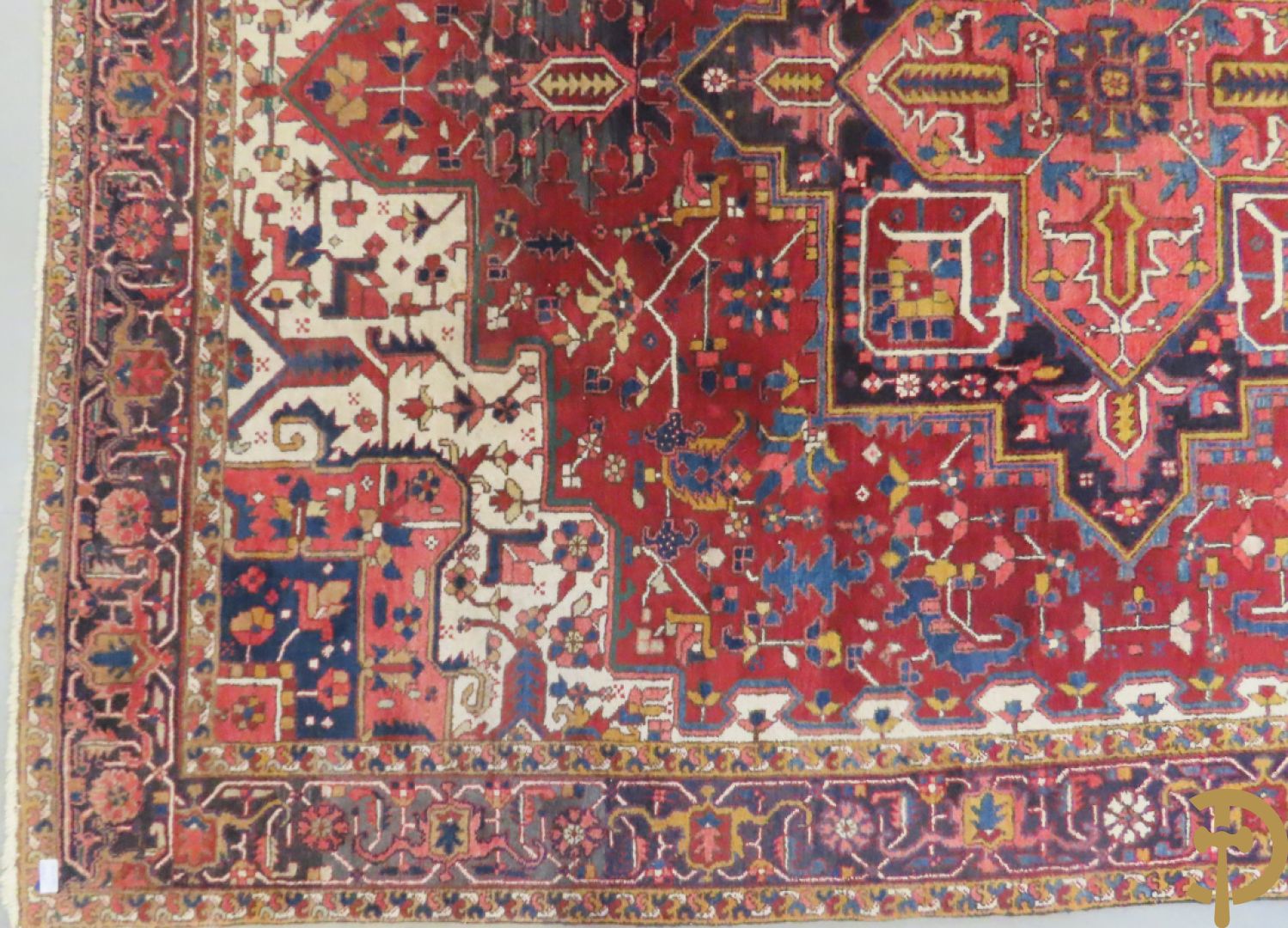 Oosters handgeknoopt tapijt Heriz