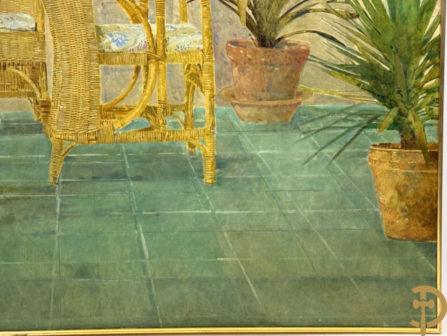 SCHLEE J. (Jaap) getekend Patio 1980-1981, 