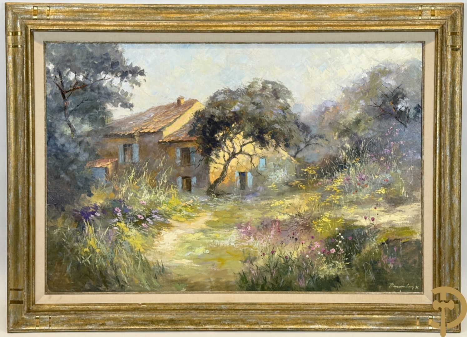 MESSELY P. getekend en verso gedateerd 