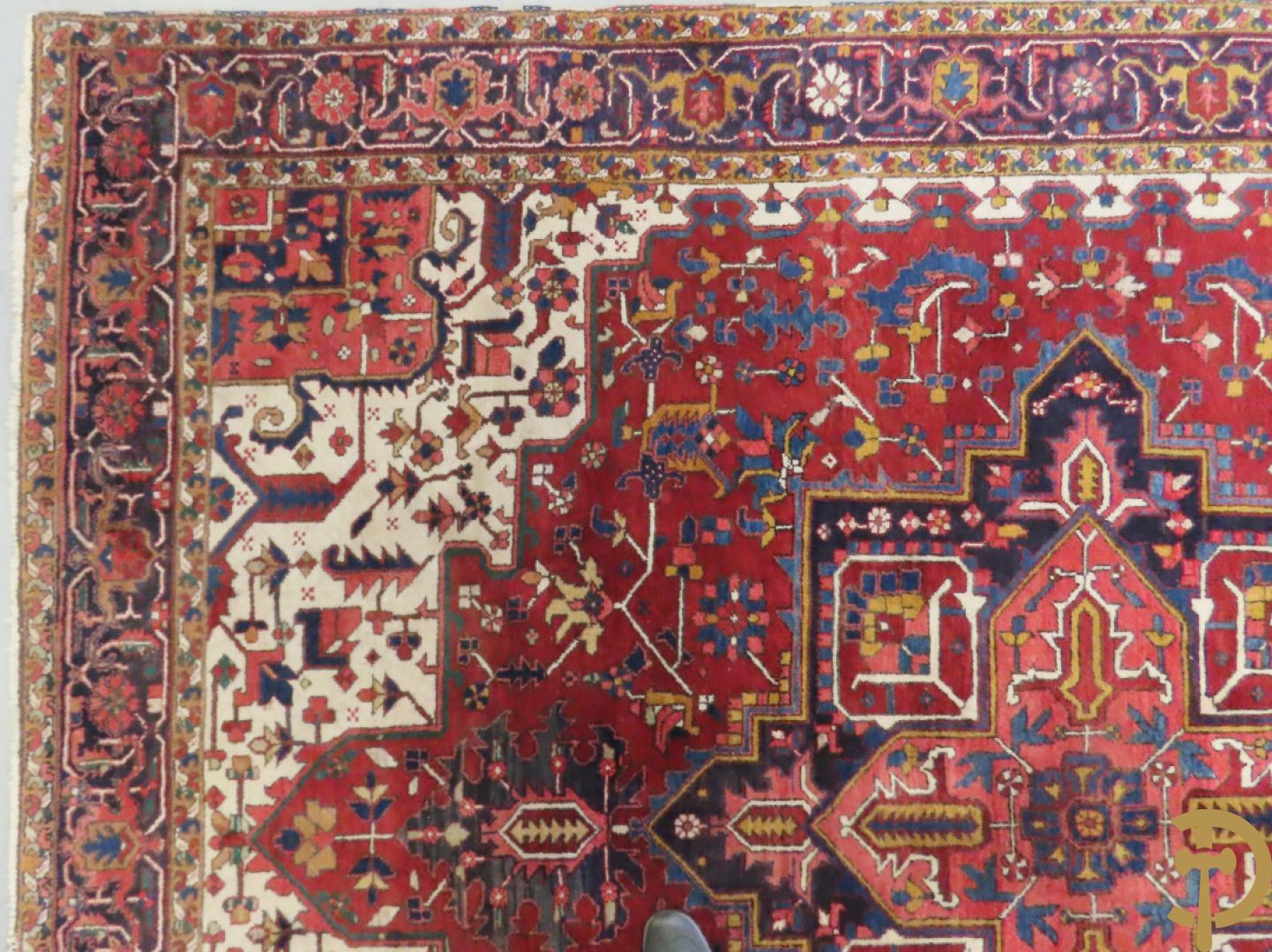 Oosters handgeknoopt tapijt Heriz