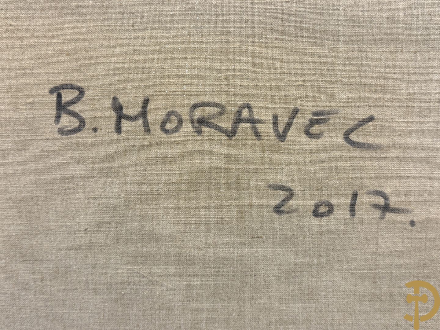 MORAVEL B. 2017 verso getekend 
