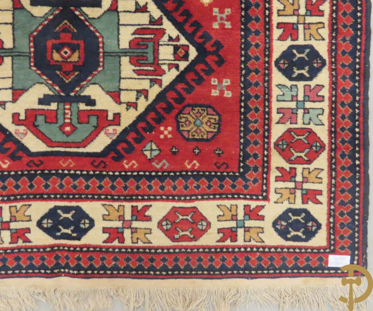 Twee oosterse handgeknoopte tapijten Hamadan en Kaukasus