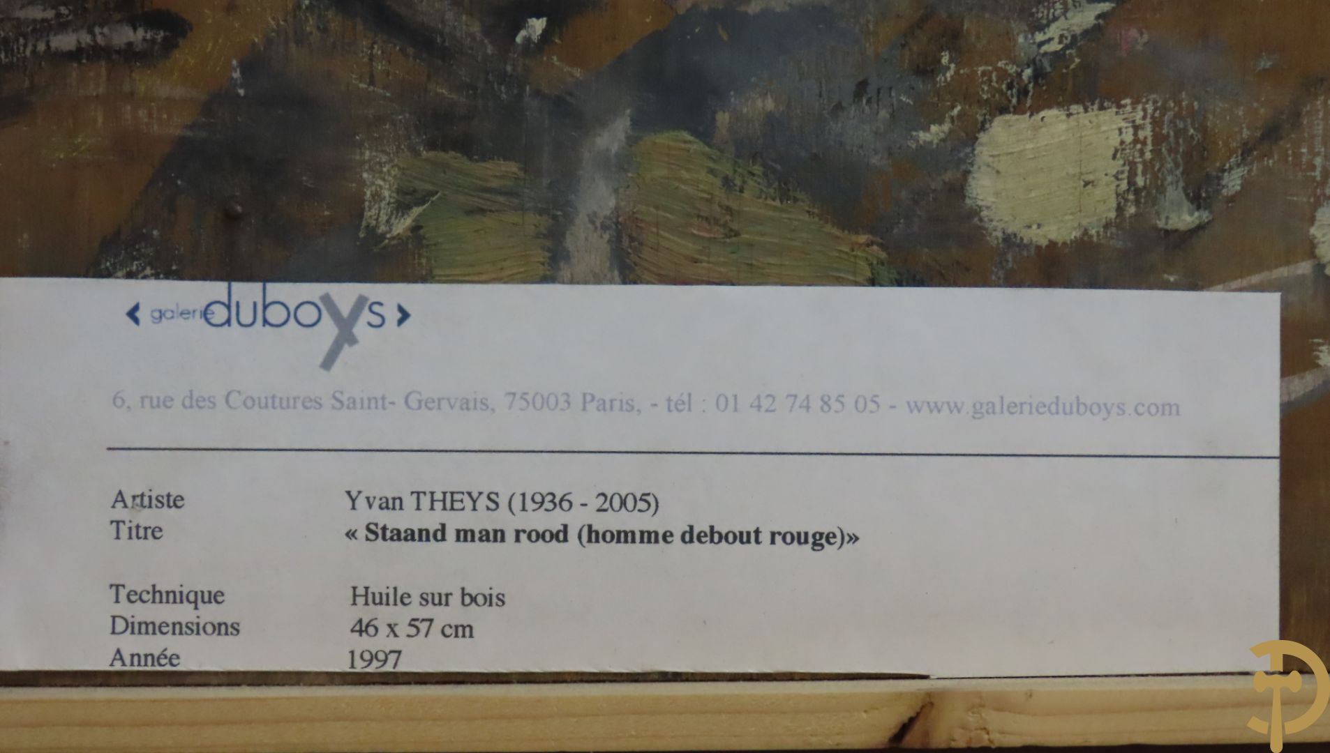 THEYS Y. getekend (1997 verso)  