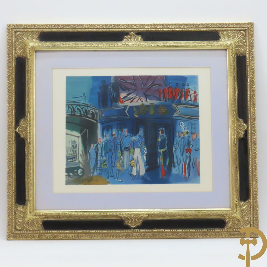 DUFY Raoul naar 'Ingang van de opera' ' posthume litho