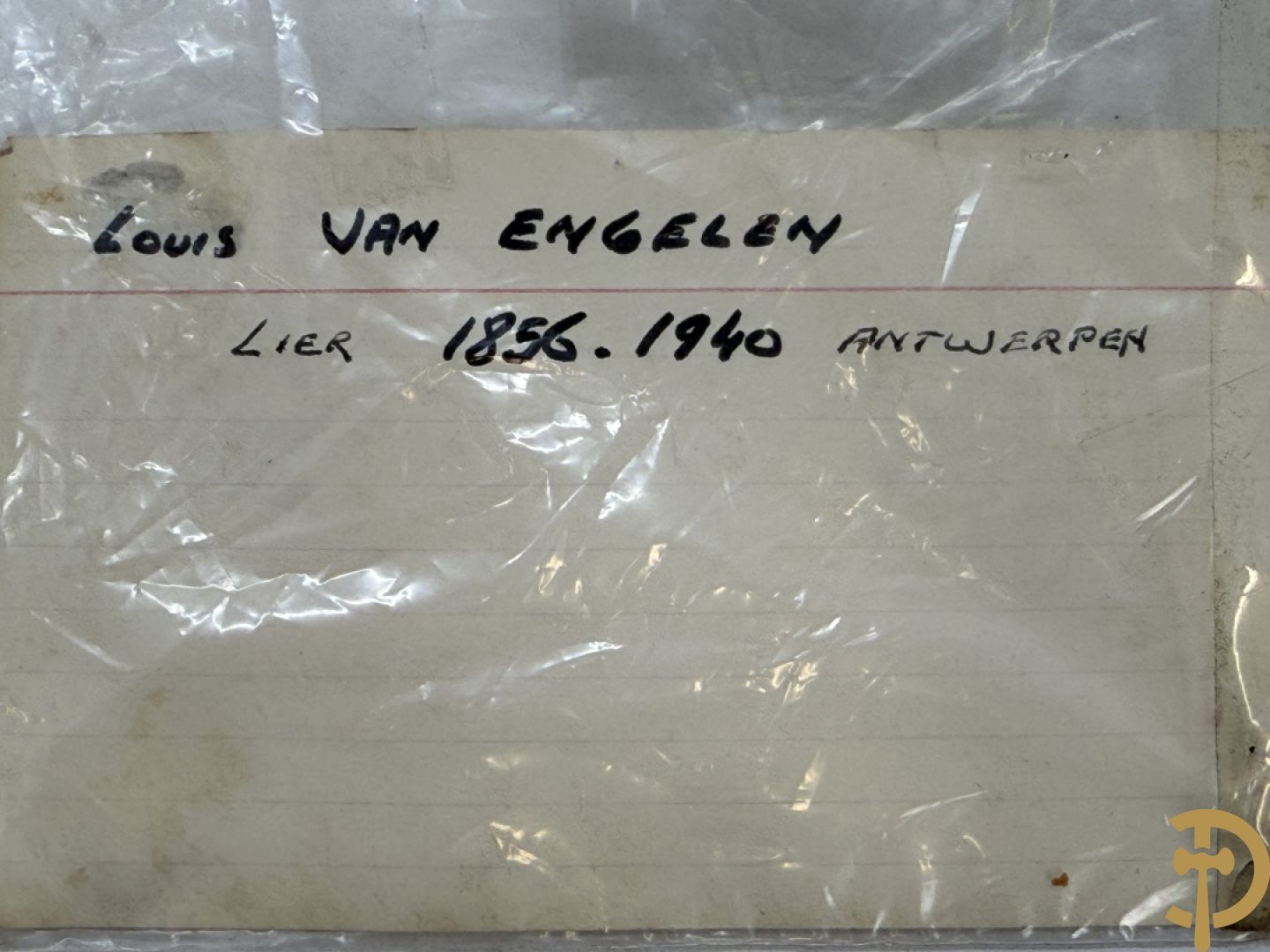 VAN ENGELEN L. getekend 