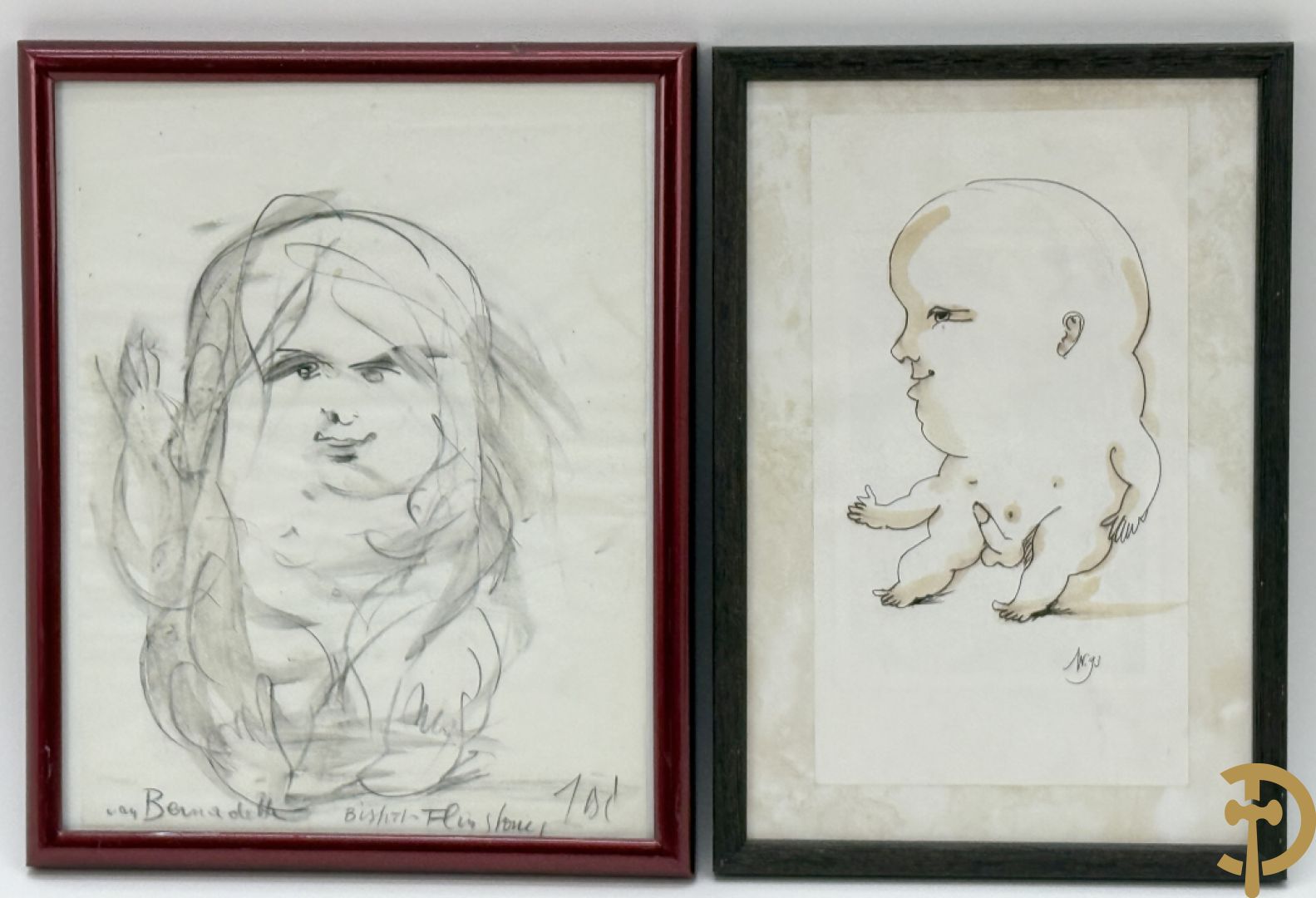 J.V. gemonogrammeerd 