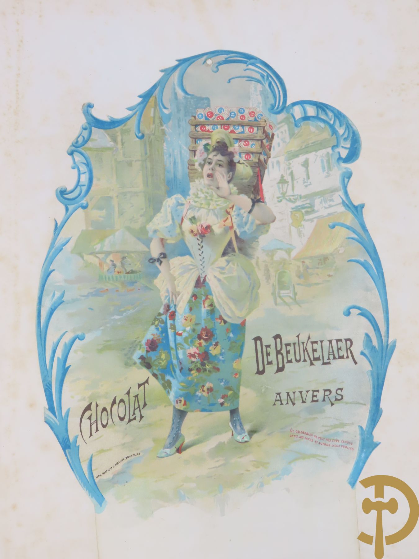 Verzamelmap met +/-30 Art Nouveau chromolitho