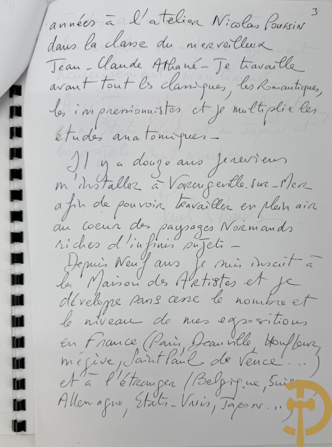 FRANS P. getekend (Paul) 