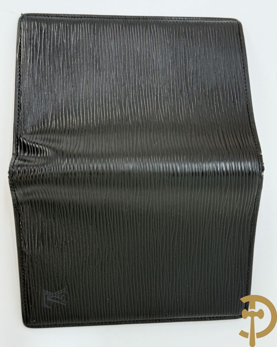 Lederen Louis Vuitton clutch + zwart lederen portefeuille Louis Vuitton