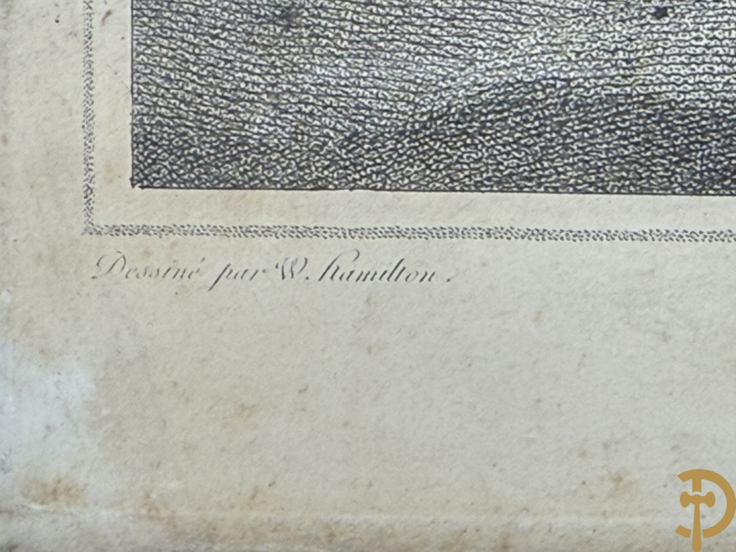 Zes oude gravures met kinderthema