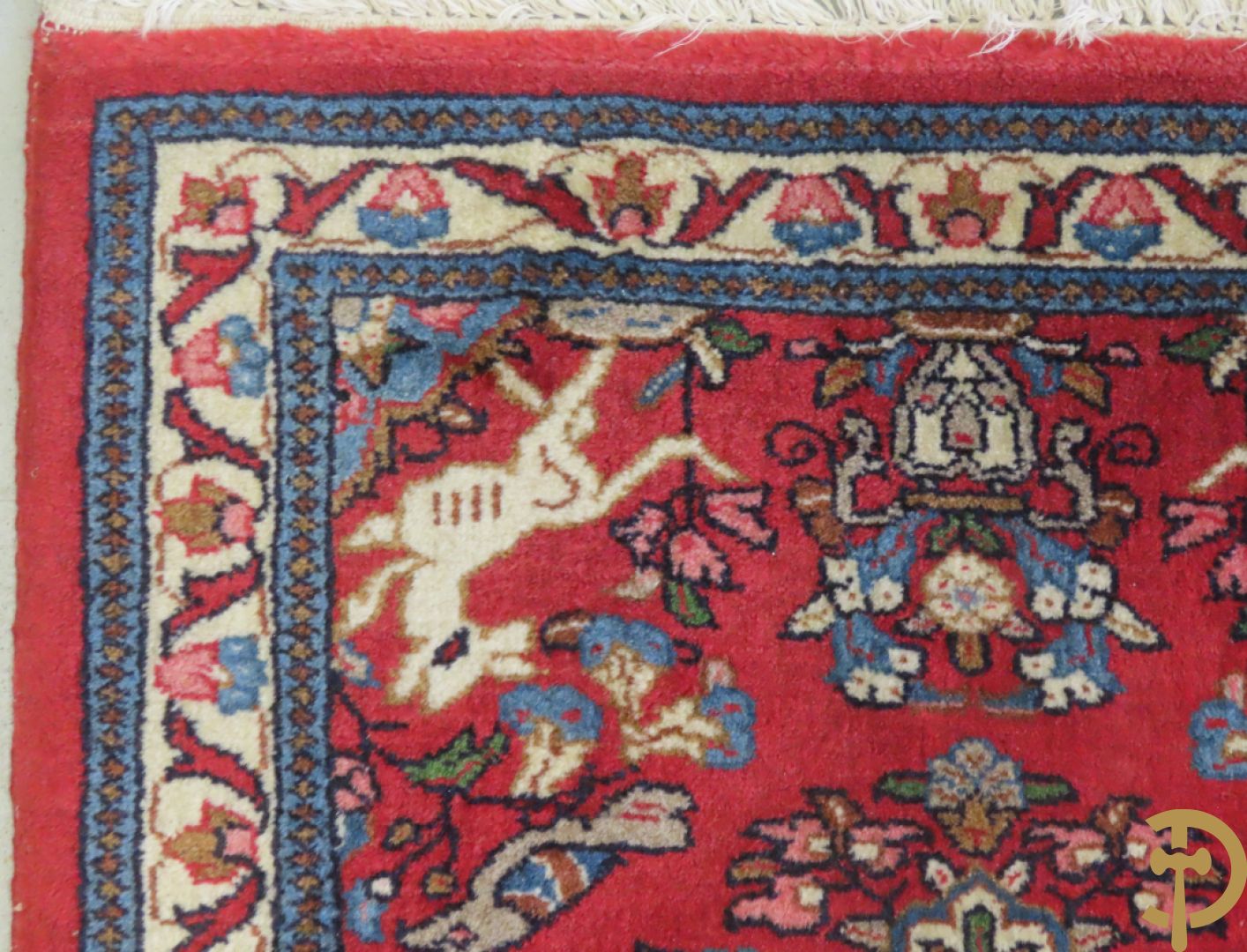 Vijf oosterse handgeknoopte tapijten