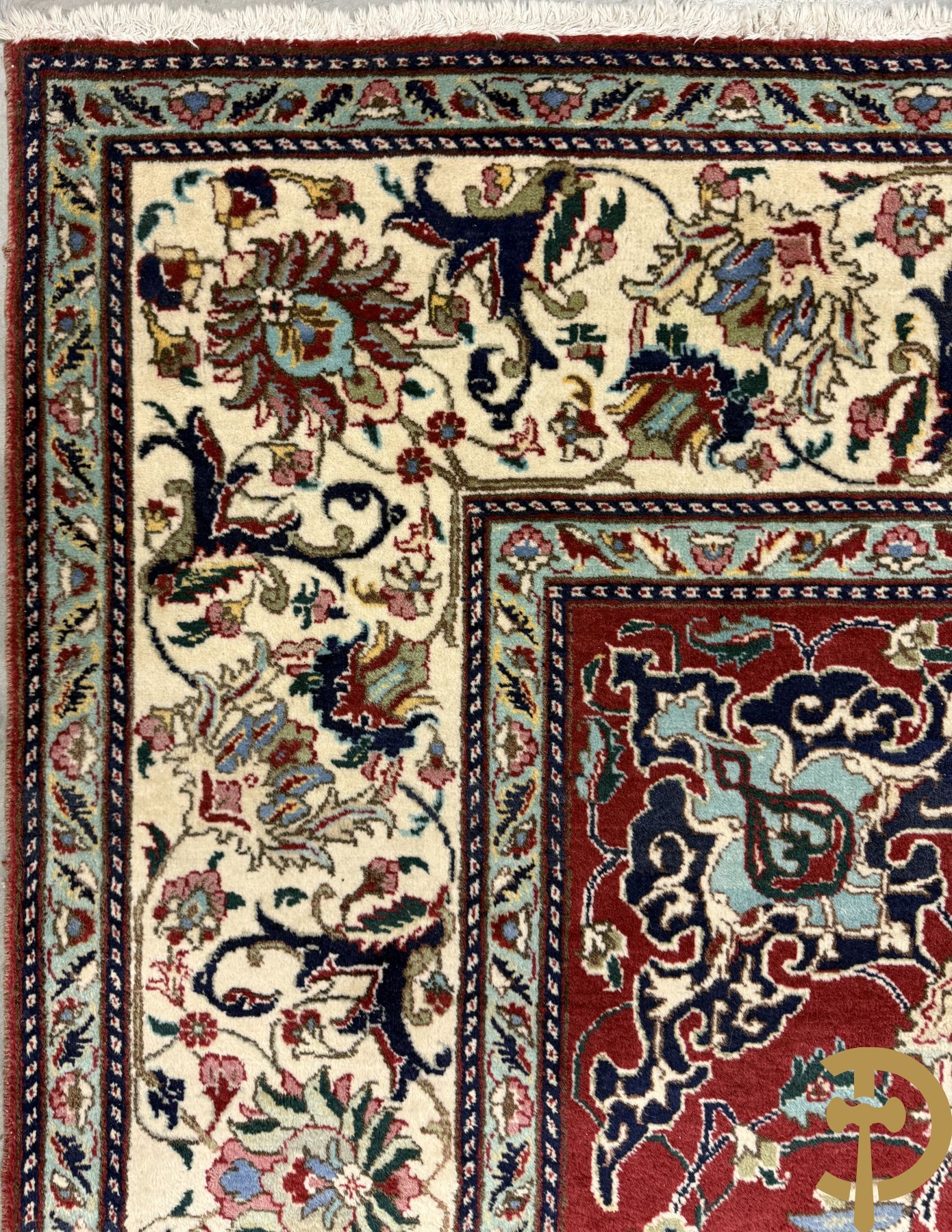 Oosters handgeknoopt tapijt Tabriz