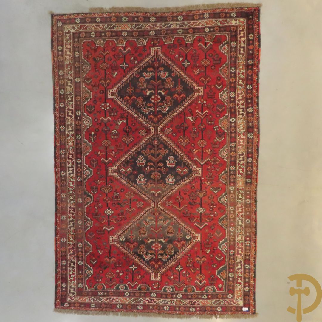 Oosters handgeknoopt tapijt Shiraz