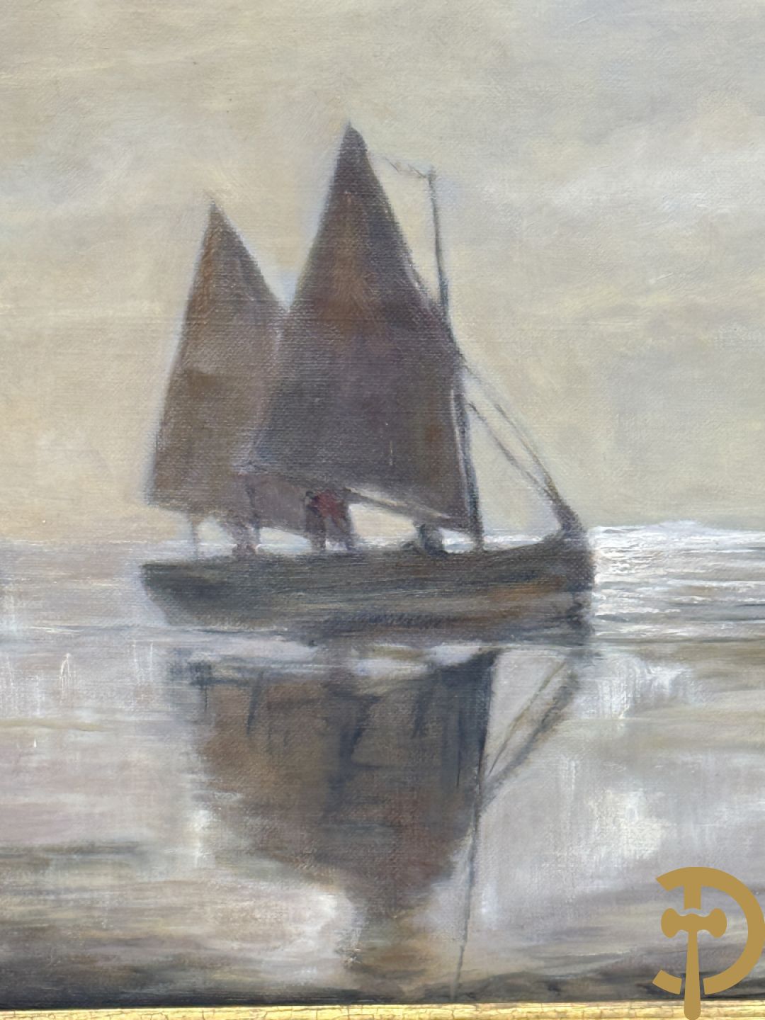 Onleesbaar getekend rechts onder 